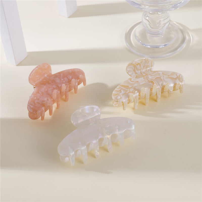 Pastel Colored Hair Claws 3-Pc Set